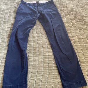 Navy Jcrew 484 chinos